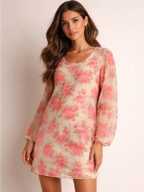 Nymphe floral sheath dress M